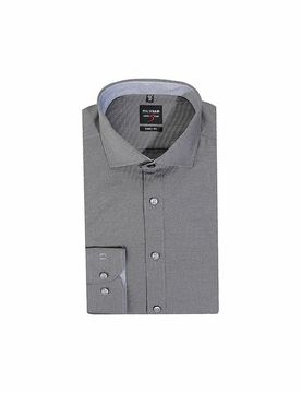 Hemd Body Fit grau 46 herren