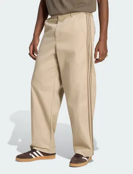 PANTALONI A PIEGHE 3 STRIPES 36" Khaki Three - Adidas - FashionsVida
