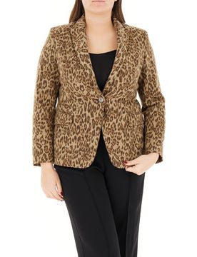 Blazer monopetto MARRONE CHIARO 52