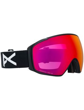 Ski /Snowboard Maske M4S Toric Black Perceive Sun Red aus Wolle schwarz