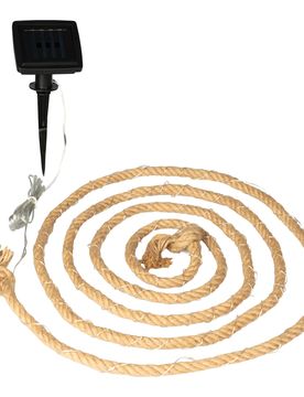 Viva domo ﻿LED-Solar-Seil braun