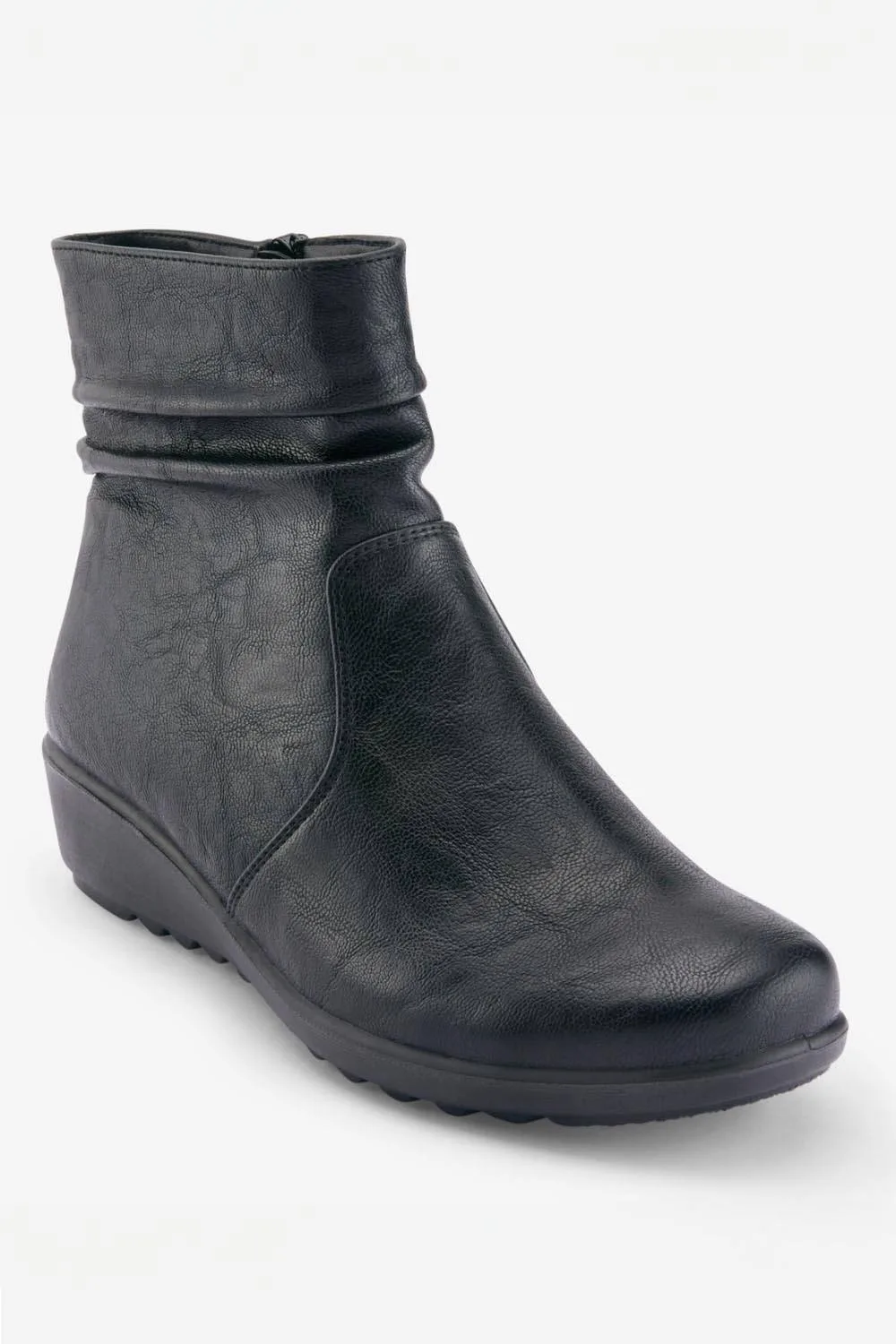 Core Comfort Flexisole Boots - Black - Size: 4 - Cotton Traders - FashionsVida