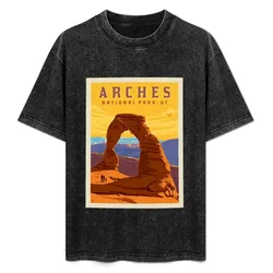 Arches National Park T-Shirt Casual Streetwear Short Sleeve Tee