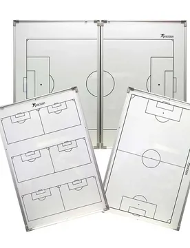 Tableau De Coaching De Football Double Face White 90 x 120 cm unisex