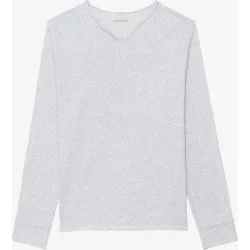Zadig & Voltaire - Camiseta tunecina de manga larga de hombre en algodón