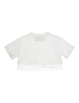 Baby Blumarine T-Shirt Con Inserti