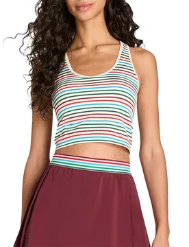 Everyday Brami Sleeveless T-shirt Sandrift Stripe L - Wilson - FashionsVida