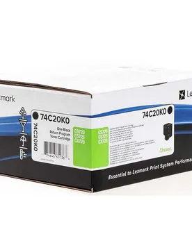 Toner 74c20k0 Black One Size unisex - Lexmark - FashionsVida