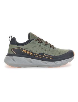 Sneakers verdi e suola chunky RO51811D 43