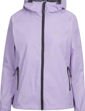 Women's Qikpac Packaway Waterproof Jacket in Purple Size: Medium - Purple - Size: M - Trespass - FashionsVida