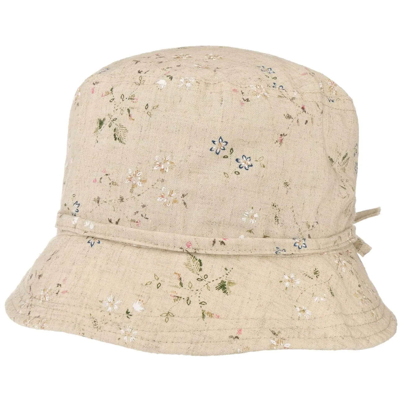 Flowers Cloth Hat by - beige - Unisex - Size: M (57-58 cm) - Lipodo - FashionsVida