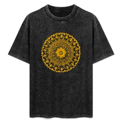 Sun Mandala T-Shirt Comfortable Daily Wear Tee