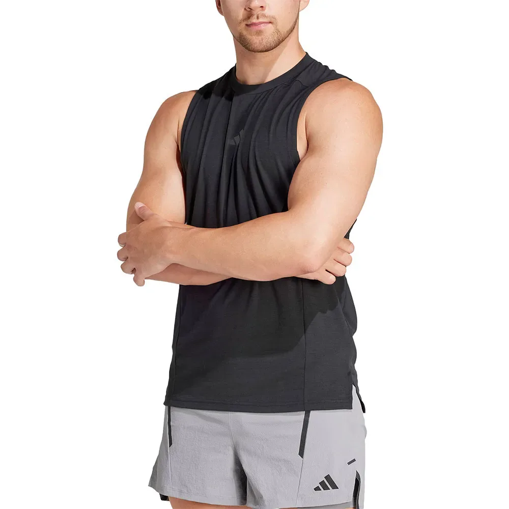 T-shirt Sans Manches Designed For Training Black M - Adidas - FashionsVida