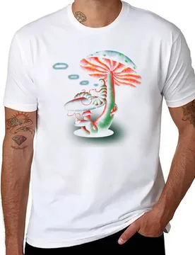 Caterpillar, under the glowing mushrooms T-Shirt t shirt custom print cotton t shirt pack T-Shirt - Aliexpress - FashionsVida