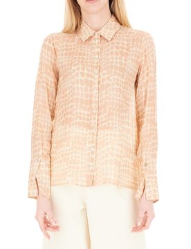 Camicia in viscosa ROSA CARNE 42
