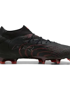 Chaussures De Football Future 9 Ultimate Fg Black / Glowing Red / Strong Gray EU 41 - Puma - FashionsVida