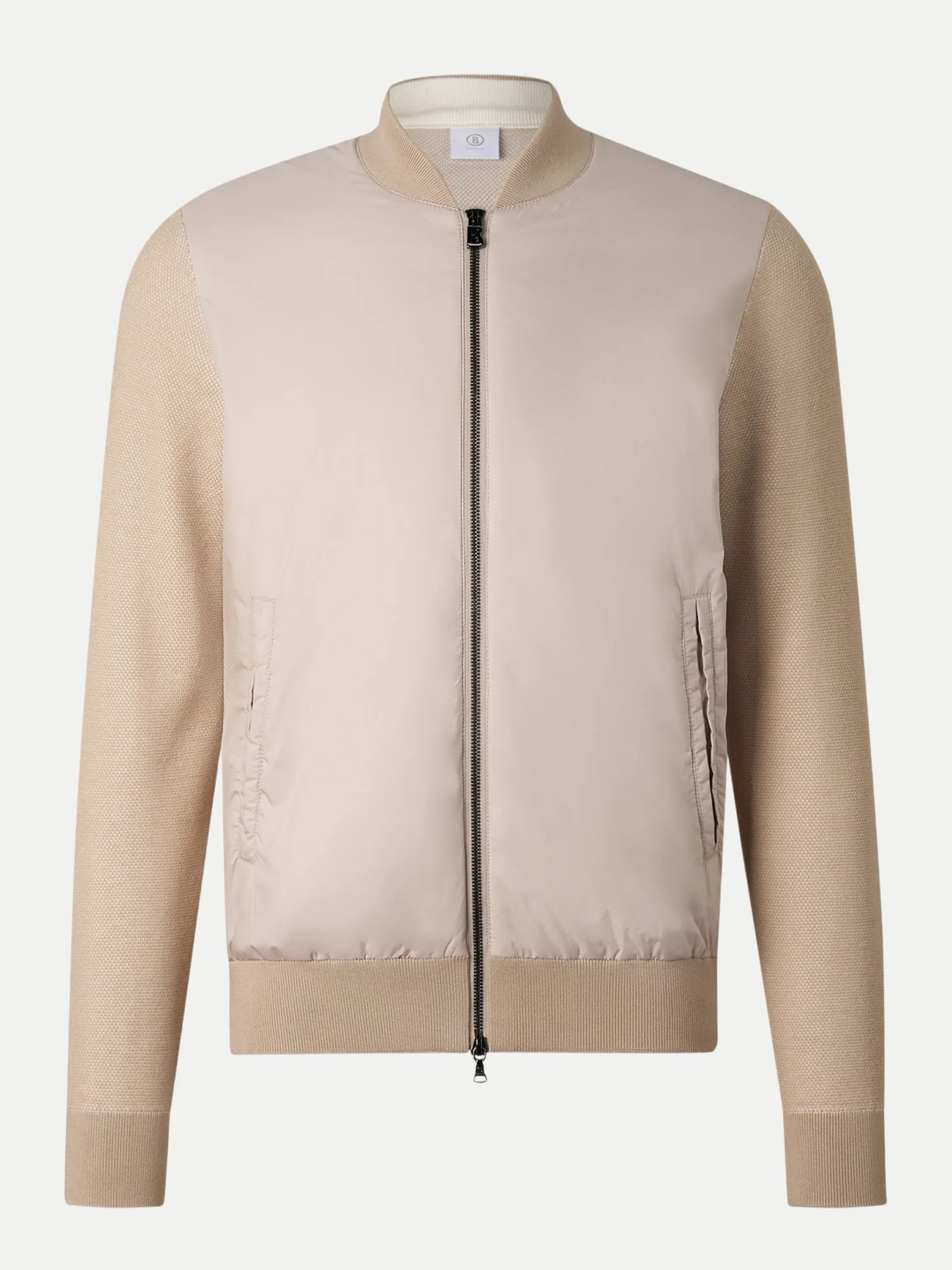 Strickjacke mit Reißverschluss Beige L - Bogner - FashionsVida