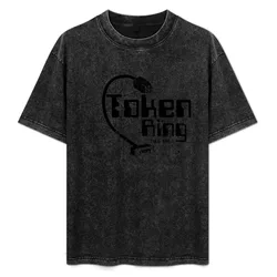 Vintage Network Protocol T-Shirt Simple Casual Short Sleeve Tee