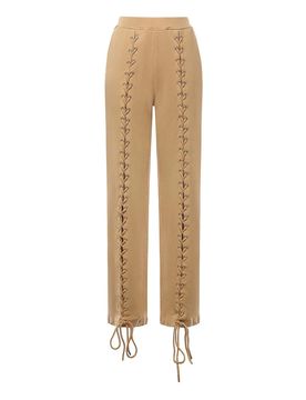 Pantaloni con coulisse in cotone