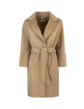 Pure Virgin Wool Coat with Refined Toni Neutri Styling