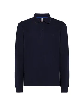 Polo Small Stripes 07 Navy Blue A42103 - Sun68 - FashionsVida