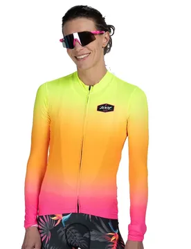 Maglia A Maniche Lunghe Ltd Cycle Sun Stop Tropical Magic