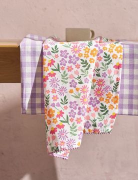 Confezione da 2 canovacci da cucina - lavanda