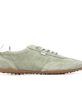 Para mujer. 14522102-KAKI Zapatillas 145221 (37), Plano, Ante, Cordones, Casual