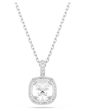 Pendente Una Angelic, Taglio Cushion, Bianco, Placcato rodio OS - Swarovski - FashionsVida