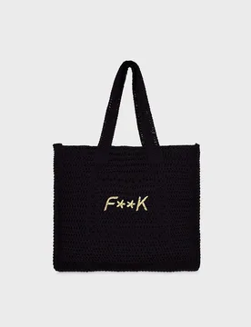 F**K BORSA MARE IN RAFIA UNI - F**K - FashionsVida