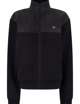 Cotton Fleece and Re-Nylon Sweatshirt