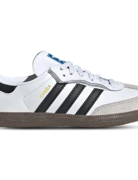 Samba Toddler Trainers - White - Size 12.5 - Leather - White - Size: 12.5 - Adidas - FashionsVida