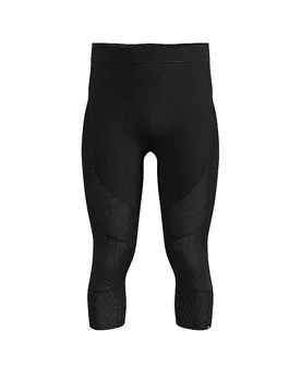 Pantalón interior 3/4 de merino para hombre negro M - Odlo - FashionsVida