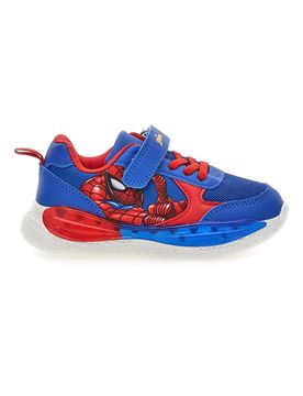 Sneakers blu e rosse con luci M14474 27