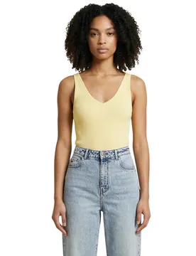 Damen Tank-Tops Gelb 511489