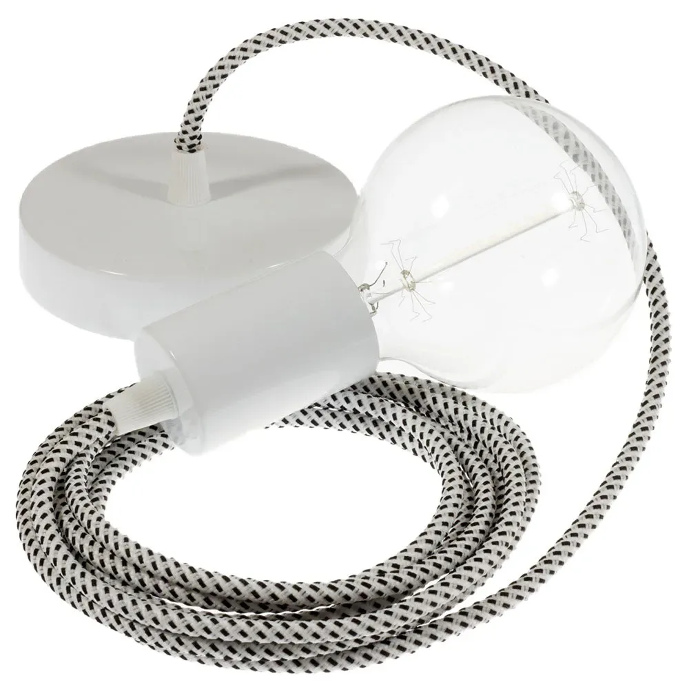 Cables Suspension Luminaire Rt14 3d 50 Cm Stracciatella / White One Size - Creative - FashionsVida
