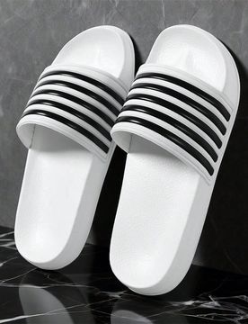 Pantuflas para hombre talla grande 36-50, EVA ligera y suave, chanclas antideslizantes, suela gruesa resistente al desgaste, sandalias de punta abiert