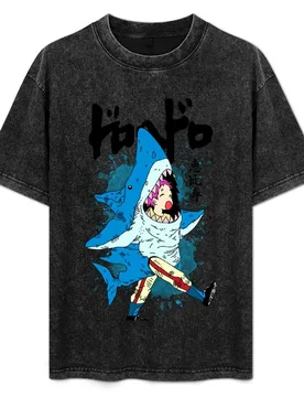 Ebisu Shark Costume Dorohedoro T-Shirt Plus Size Lightweight Top - Aliexpress - FashionsVida