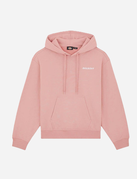 Felpa loretto con cappuccio donna rosa