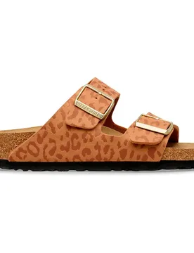 Sandales Arizona Bs Synthetik Syn Leo Pecan EU 37 - Birkenstock - FashionsVida