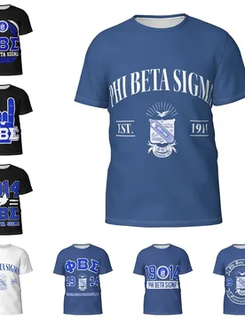Phi Beta Sigma PBS Fraternity Men's Athletic Cotton Classic Short Sleeve Crewneck T-Shirt Tee Shirt - Aliexpress - FashionsVida