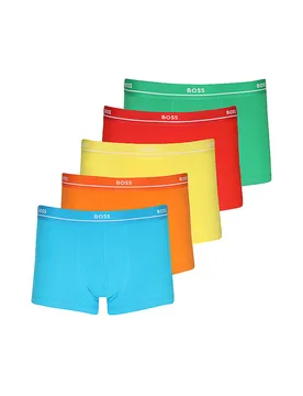 Calzoncillos paquete de 5 abierto varios multicolor M - BOSS - FashionsVida