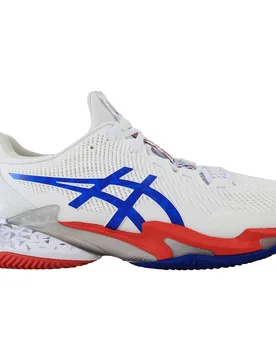 Court Ff 3 Novak Clay Mens White Tennis Shoes - Size Uk 7.5 - Asics - FashionsVida
