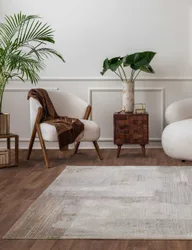 Stellar ST07 Abstract Rug Silver Mix
