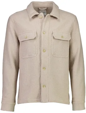 Wool blend overshirt male - S - FashionsVida