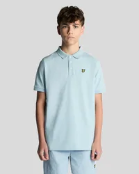 Kids' Cotton Polo Shirt in Blue