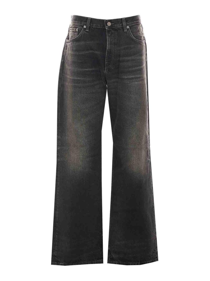 Jeans vintage vintage neri coreani