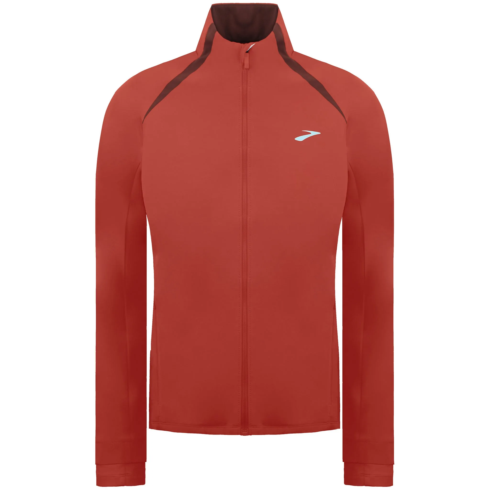 Fushion Womens Dark Red Hybrid Running Jacket - Size Medium - Brooks - FashionsVida