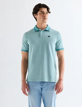 Polo de hombre de manga corte y corte regular - Wrangler - FashionsVida