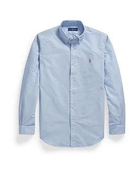 POLO Hemd Custom Fit hellblau S herren - Ralph Lauren - FashionsVida